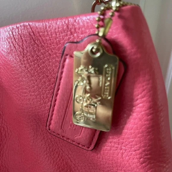 Coach Madison Phoebe Shoulder Bag, Coral Leather - Picture 4 of 6